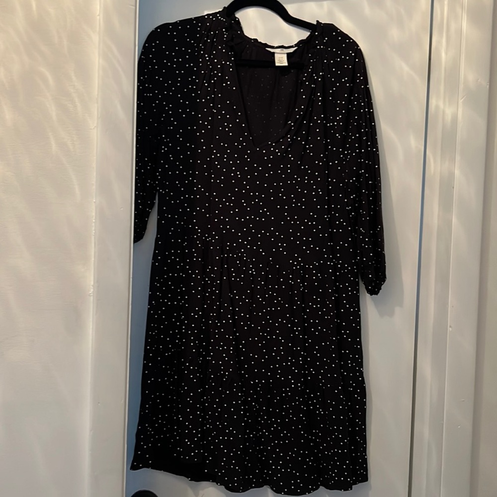 Black & White Polka Dot Dress